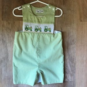 One Pieces - Green Tractor Jon Jon One Pieces - Green Tractor Jon Jon